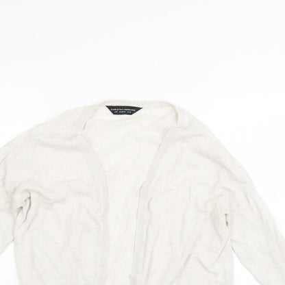 Womens UK Size 10 Dorothy Perkins Beige Cardigan Jumper