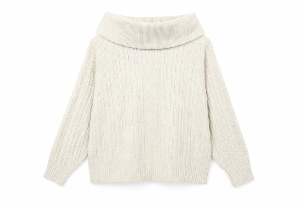 Womens UK Size M H&M Beige Pullover Jumper