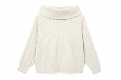 Womens UK Size M H&M Beige Pullover Jumper