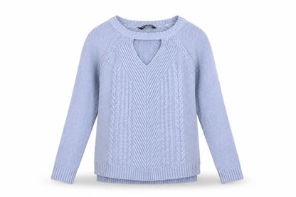 Womens UK Size 8 Select Blue Pullover Jumper