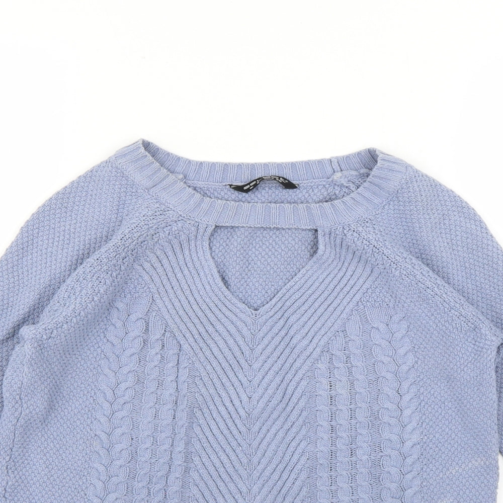 Womens UK Size 8 Select Blue Pullover Jumper