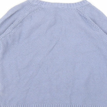 Womens UK Size 8 Select Blue Pullover Jumper