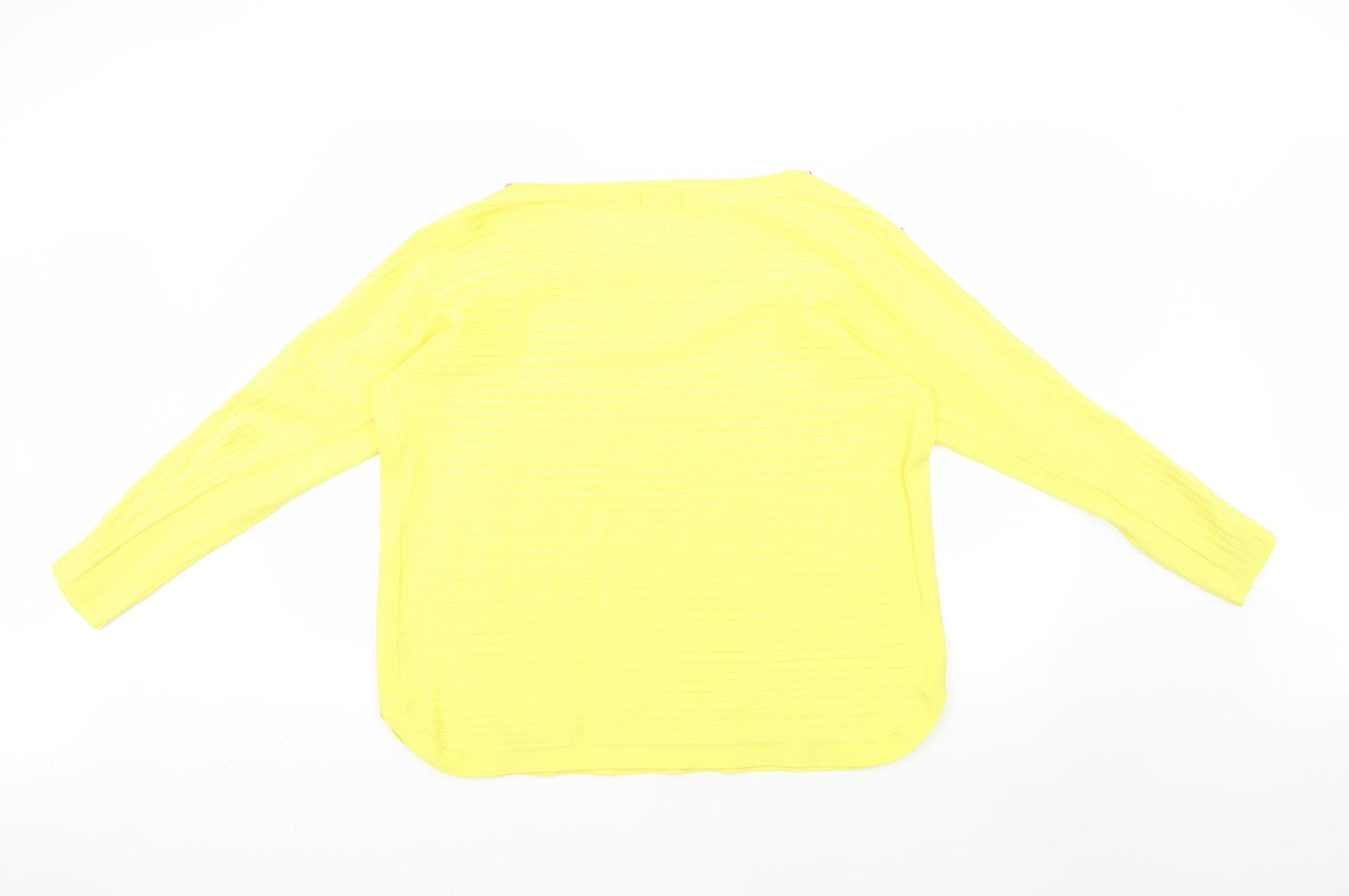 Womens UK Size 20 M&Co Yellow Pullover Jumper