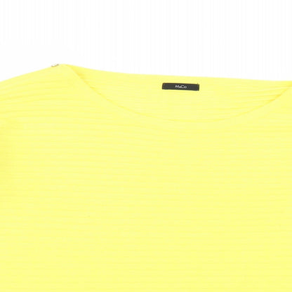 Womens UK Size 20 M&Co Yellow Pullover Jumper