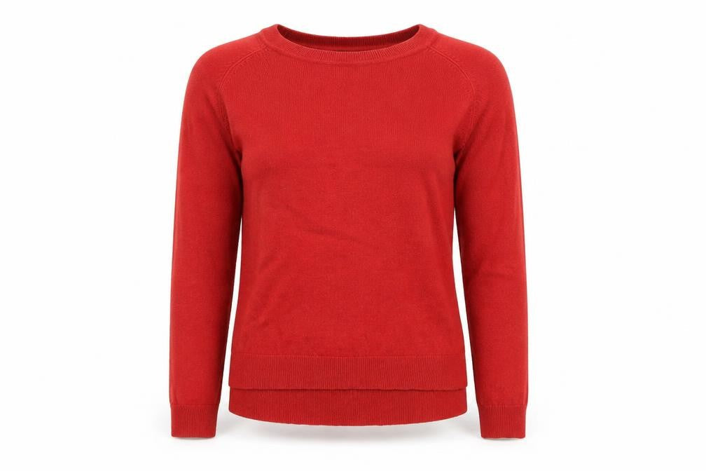 Womens UK Size 12 Primark Red Pullover Jumper