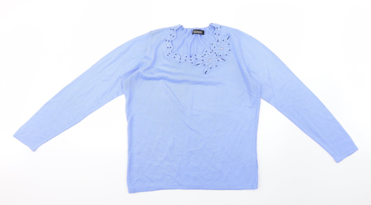 Womens UK Size S alexara Blue  Jumper