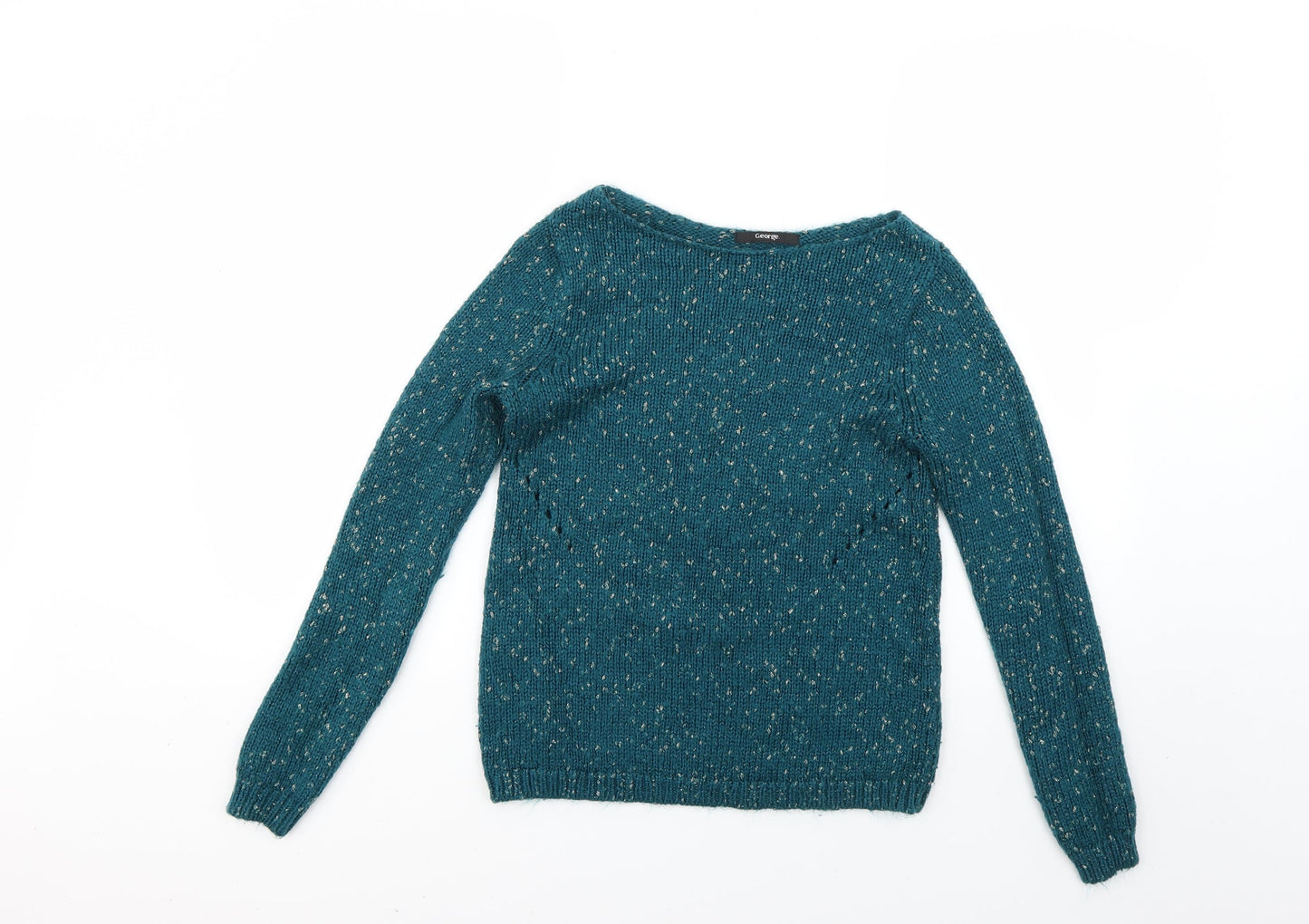 George Womens Green   Pullover Jumper Size 8