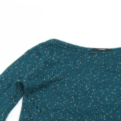 George Womens Green   Pullover Jumper Size 8