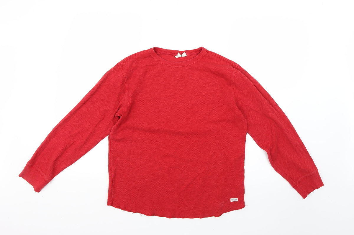 Additional front view of Gap boys’ red jumper, size 15-16, years