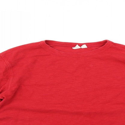 Close-up detail of Gap boys’ red jumper, size 15-16, years