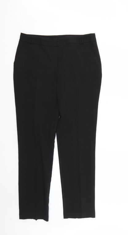 George Womens Black   Trousers  Size 12 L28 in