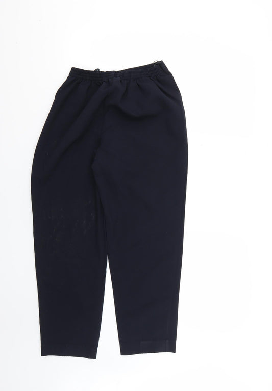Womens UK Size 10 sarah hamilton Regular Fit  Blue Trousers