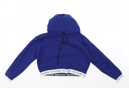 PRETTYLITTLETHING Womens Blue   Henley Jumper Size M