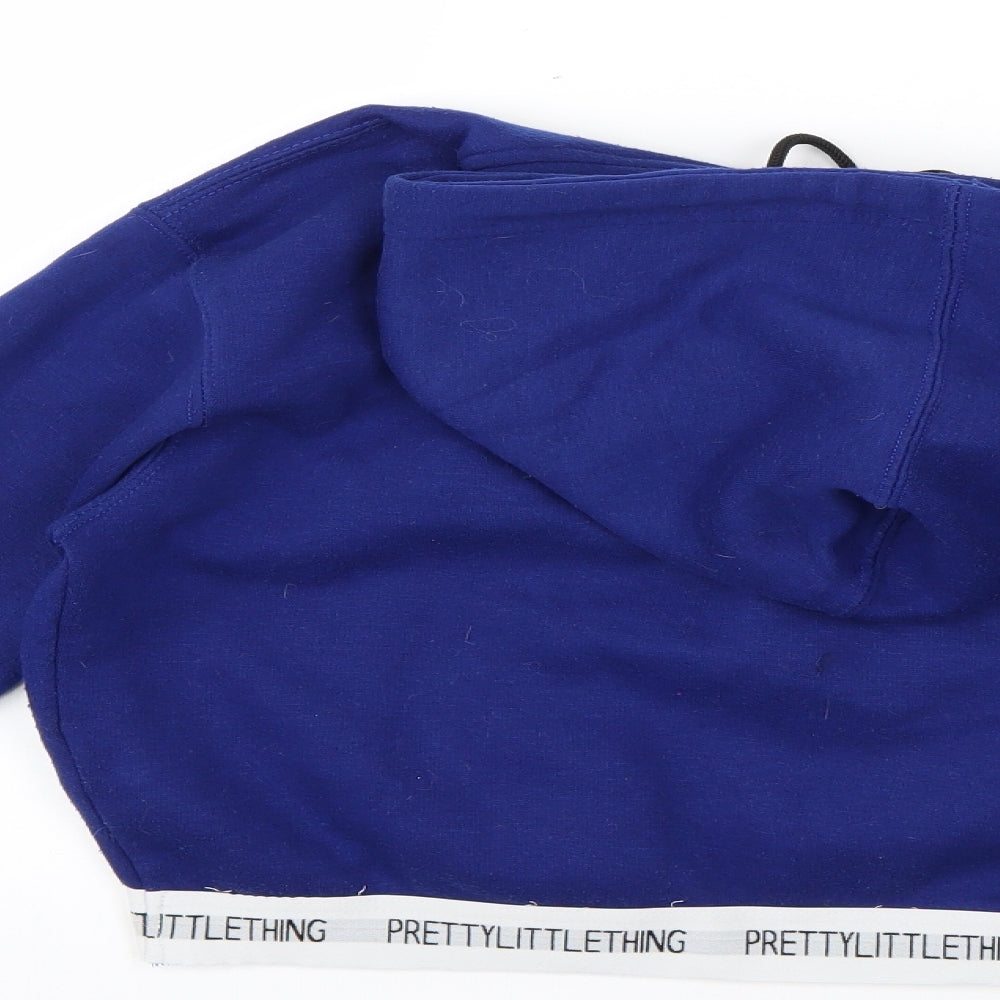 PRETTYLITTLETHING Womens Blue   Henley Jumper Size M