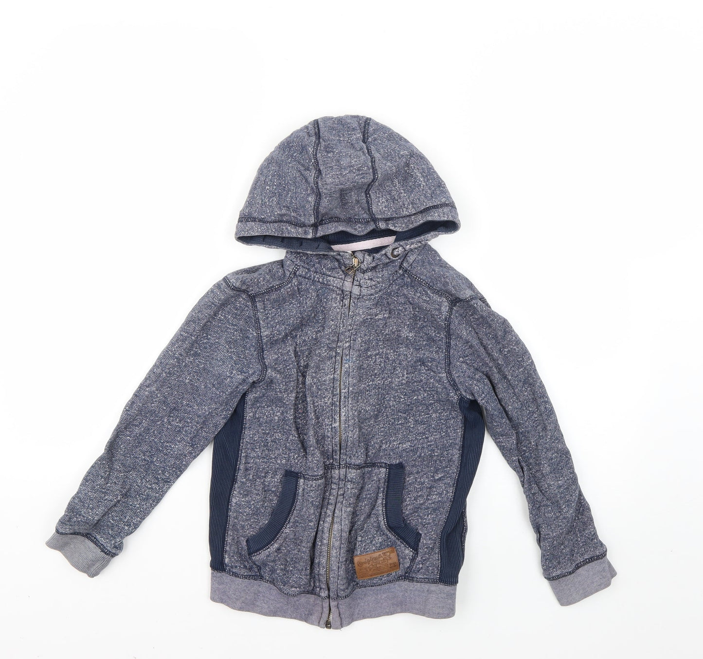 George Boys Blue   Full Zip Hoodie Size 7-8 Years