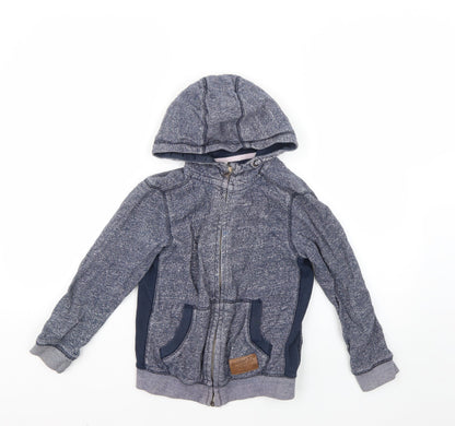 George Boys Blue   Full Zip Hoodie Size 7-8 Years