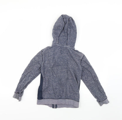 George Boys Blue   Full Zip Hoodie Size 7-8 Years