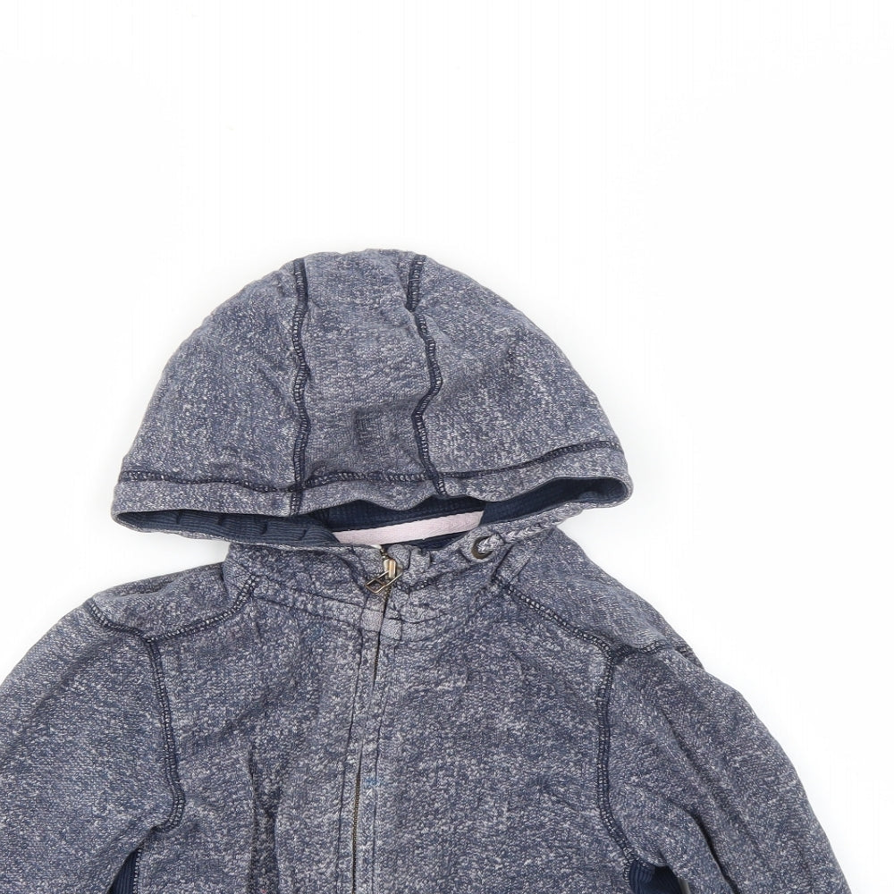 George Boys Blue   Full Zip Hoodie Size 7-8 Years
