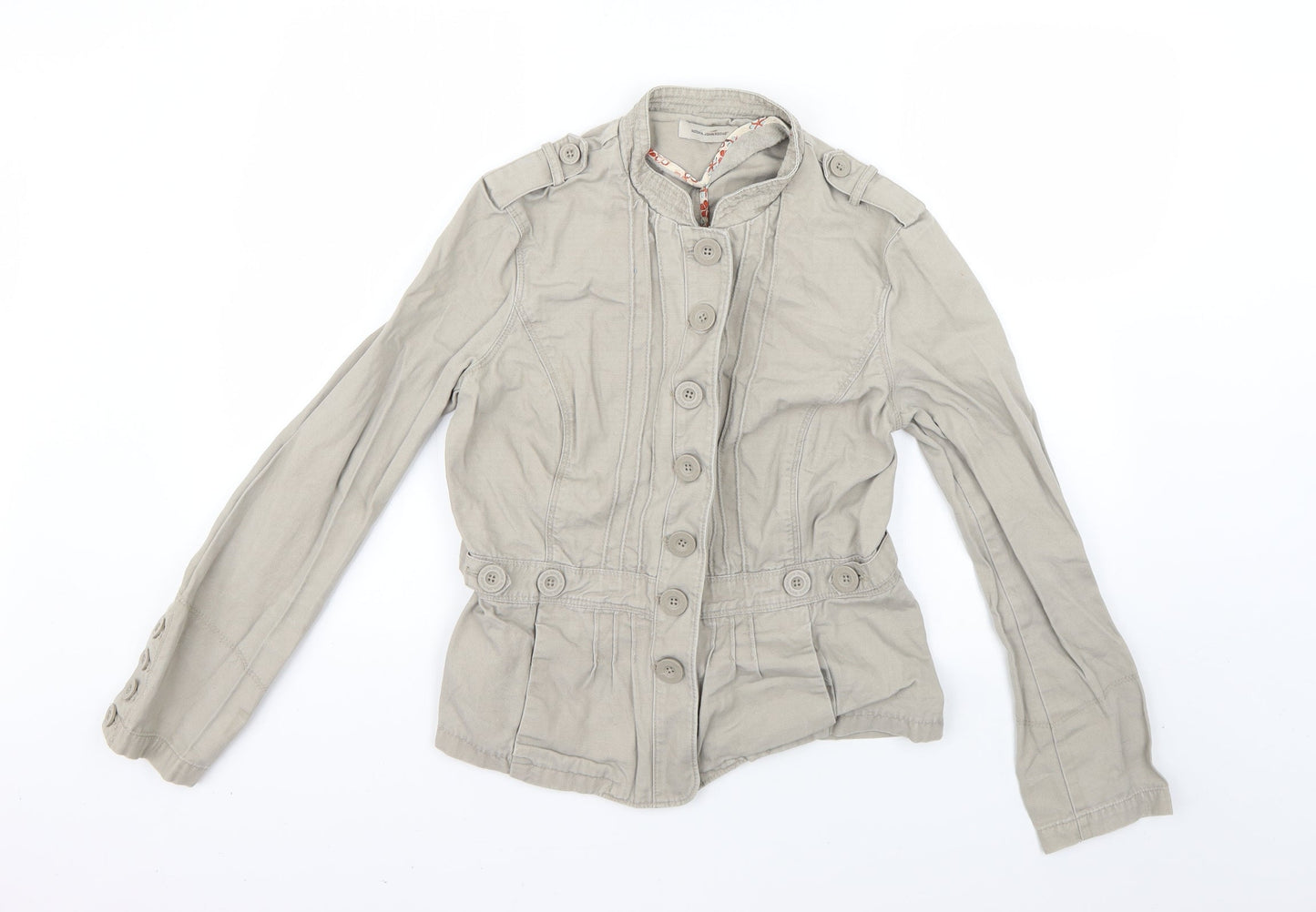 Debenhams Womens Beige   Jacket Coat Size 12