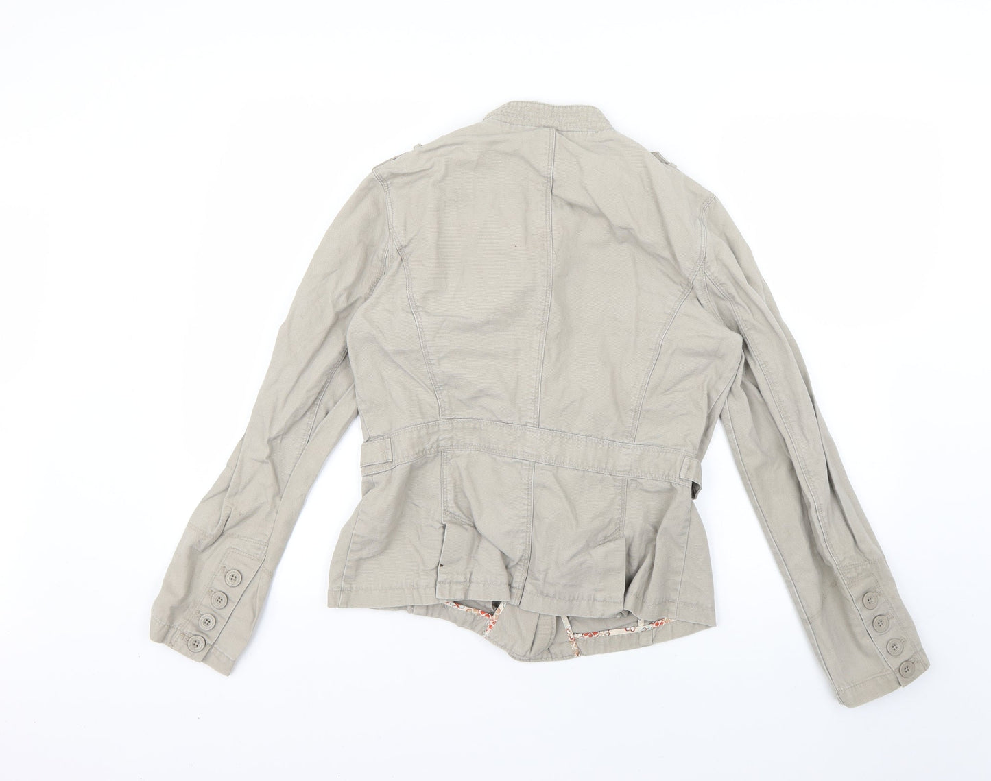 Debenhams Womens Beige   Jacket Coat Size 12