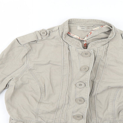 Debenhams Womens Beige   Jacket Coat Size 12