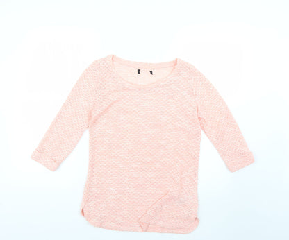 Womens UK Size 10 New Look Pink Pullover Jumper