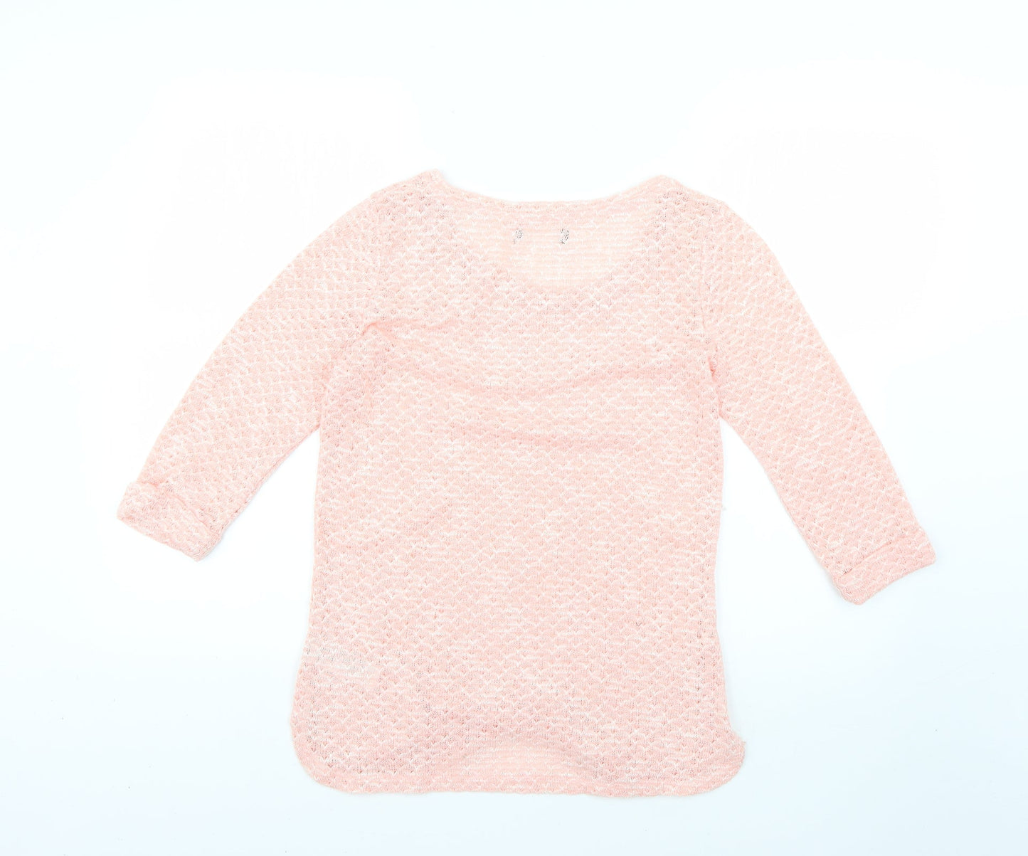 Womens UK Size 10 New Look Pink Pullover Jumper