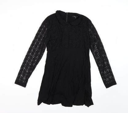 Papaya Womens Black   Fit & Flare  Size 12