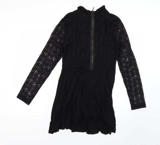 Papaya Womens Black   Fit & Flare  Size 12