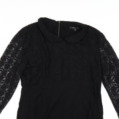 Papaya Womens Black   Fit & Flare  Size 12