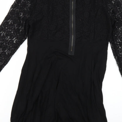 Papaya Womens Black   Fit & Flare  Size 12