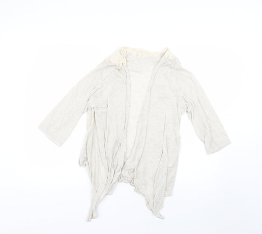 Womens UK Size 18 Per Una Beige Cardigan Jumper