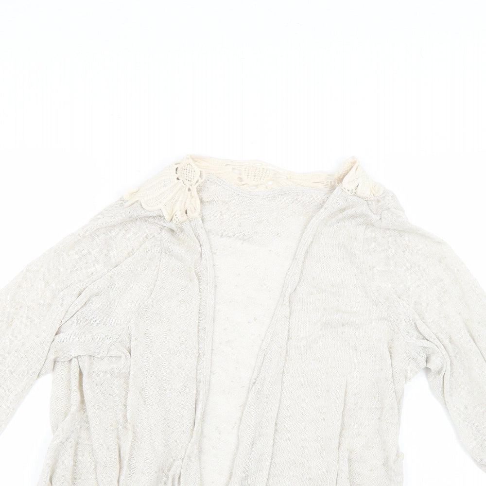 Womens UK Size 18 Per Una Beige Cardigan Jumper