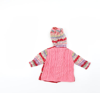 Gap Baby Multicoloured Geometric  Basic Coat Coat Size 9-12 Months