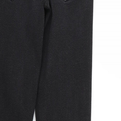 Womens UK Size 12 Denim Regular Fit Skinny Black Jeans