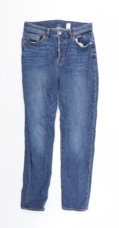 Womens UK Size 6 H&M Regular Fit Skinny Blue Jeans