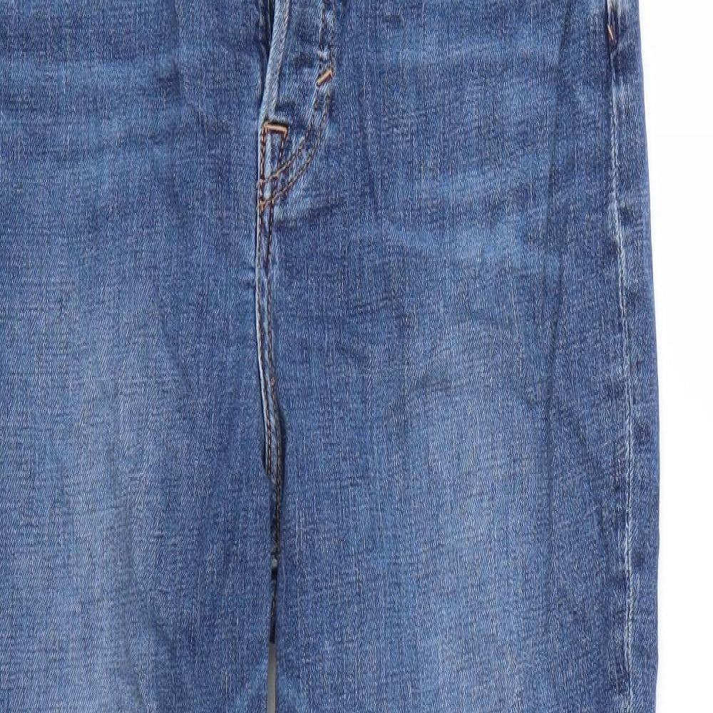 Womens UK Size 6 H&M Regular Fit Skinny Blue Jeans