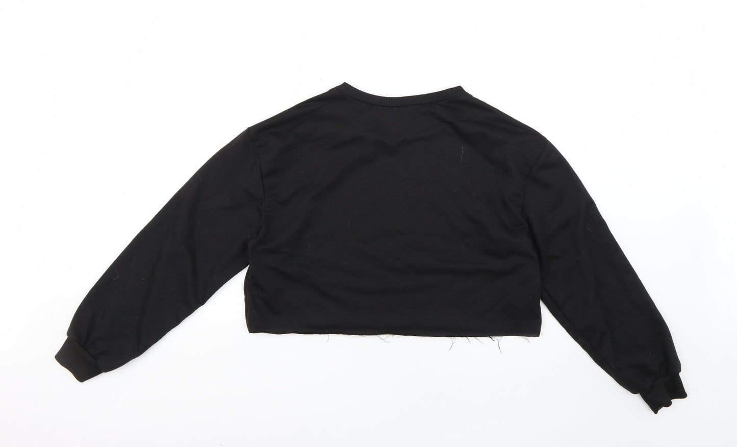 Womens UK Size S Preworn Black Pullover Jumper