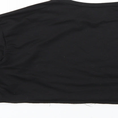 Womens UK Size S Preworn Black Pullover Jumper