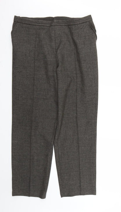 Womens UK Size 16 Marks and Spencer Regular Fit  Brown Trousers
