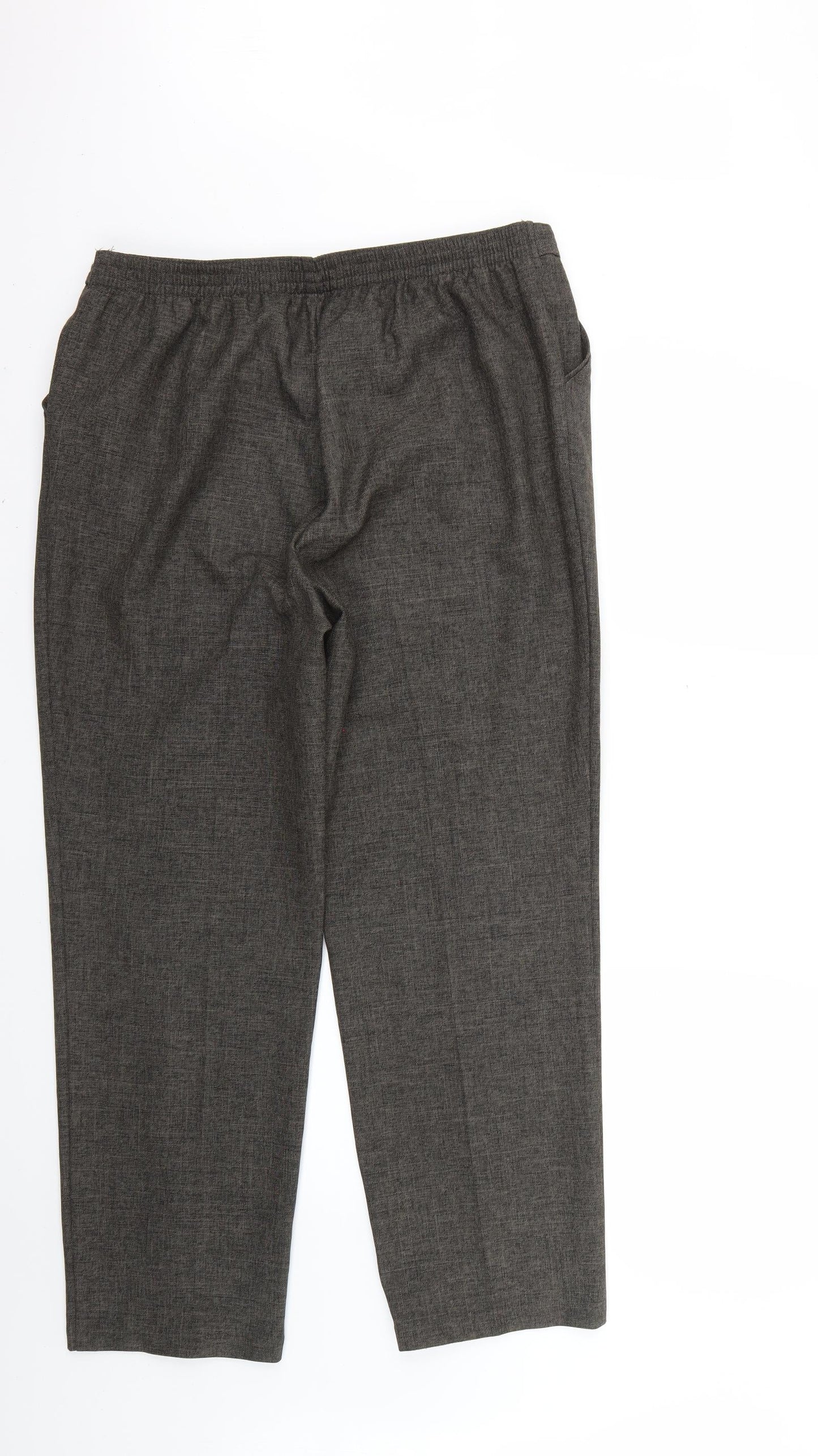 Womens UK Size 16 Marks and Spencer Regular Fit  Brown Trousers