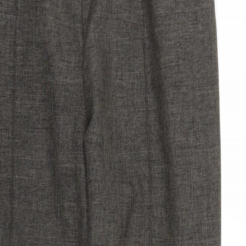 Womens UK Size 16 Marks and Spencer Regular Fit  Brown Trousers