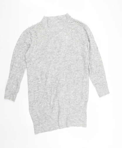 George Womens Grey   Pullover Jumper Size M