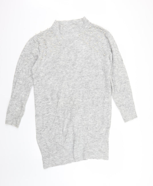 George Womens Grey   Pullover Jumper Size M