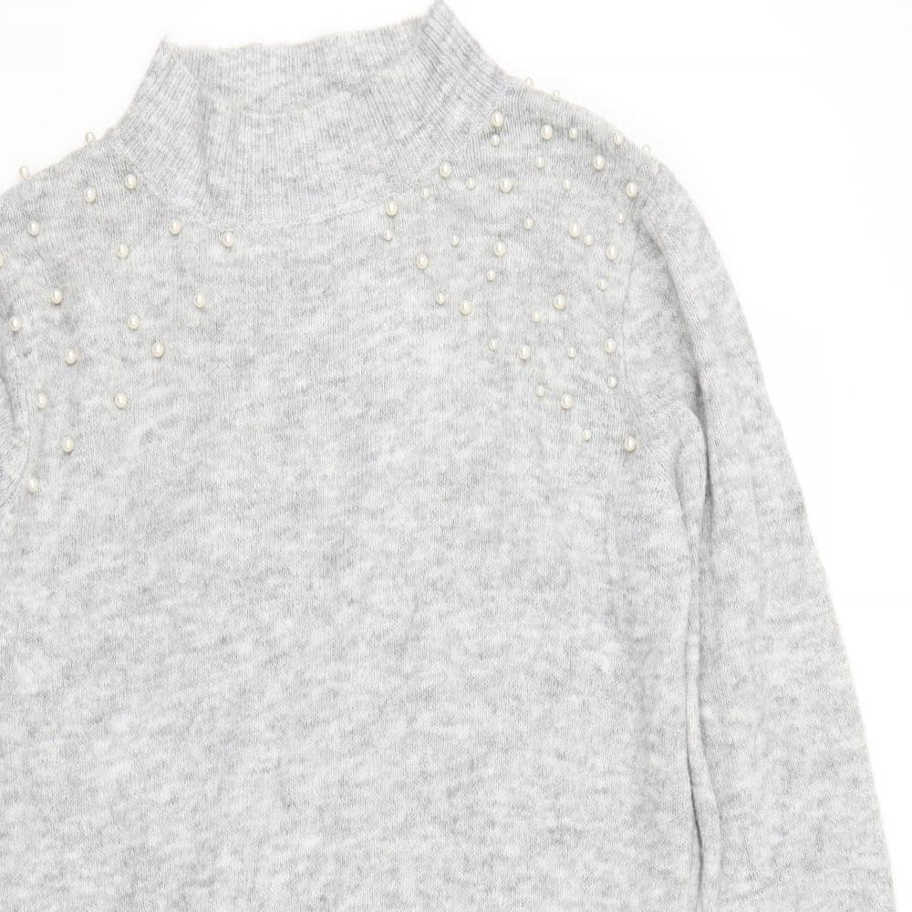 George Womens Grey   Pullover Jumper Size M