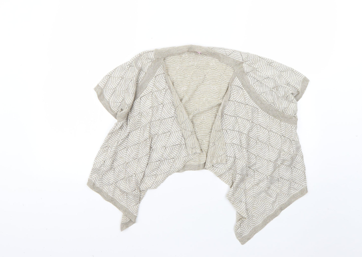 Womens UK Size 14 Per Una Beige Cardigan Jumper