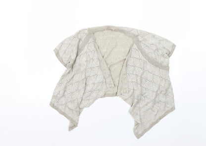 Womens UK Size 14 Per Una Beige Cardigan Jumper