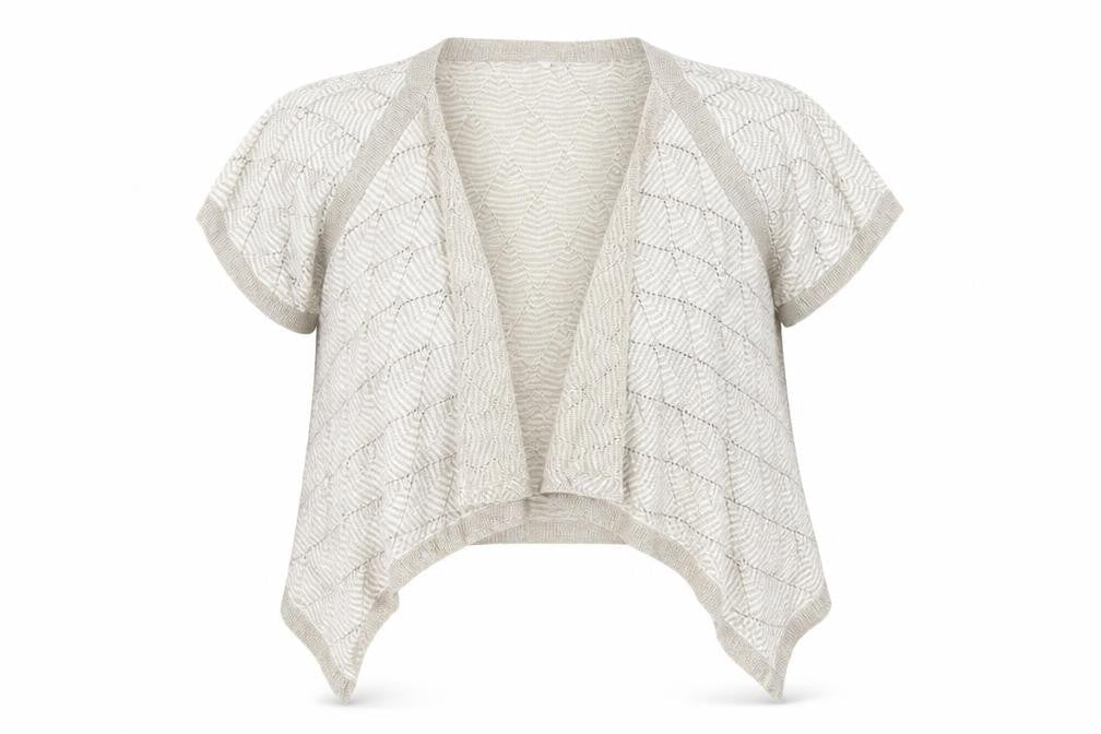 Womens UK Size 14 Per Una Beige Cardigan Jumper