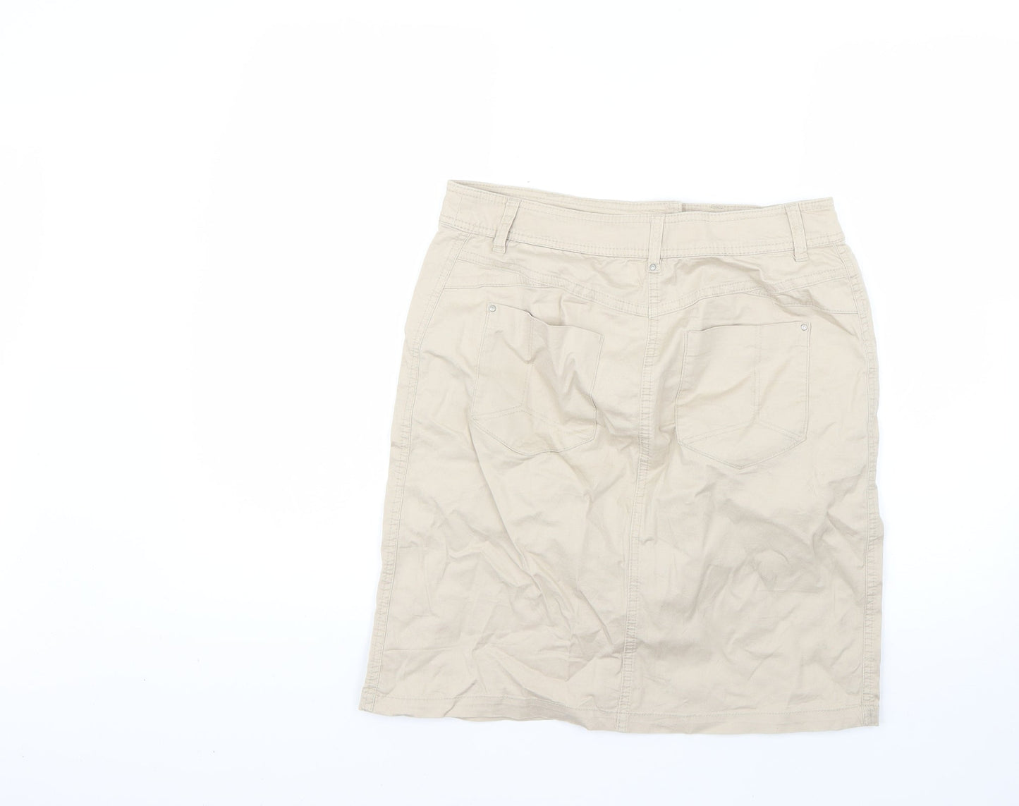 btx Womens Beige   Straight & Pencil Skirt Size 10