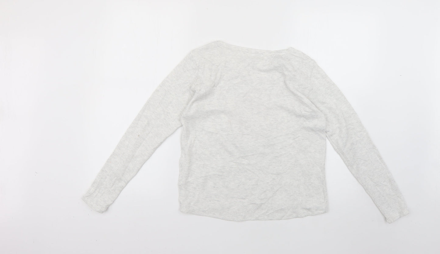 h7m Girls Grey   Pullover Jumper Size 11-12 Years
